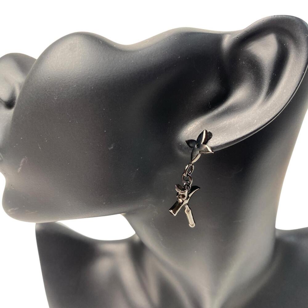 LOUIS VUITTON Black Earrings - Picture 5 of 12